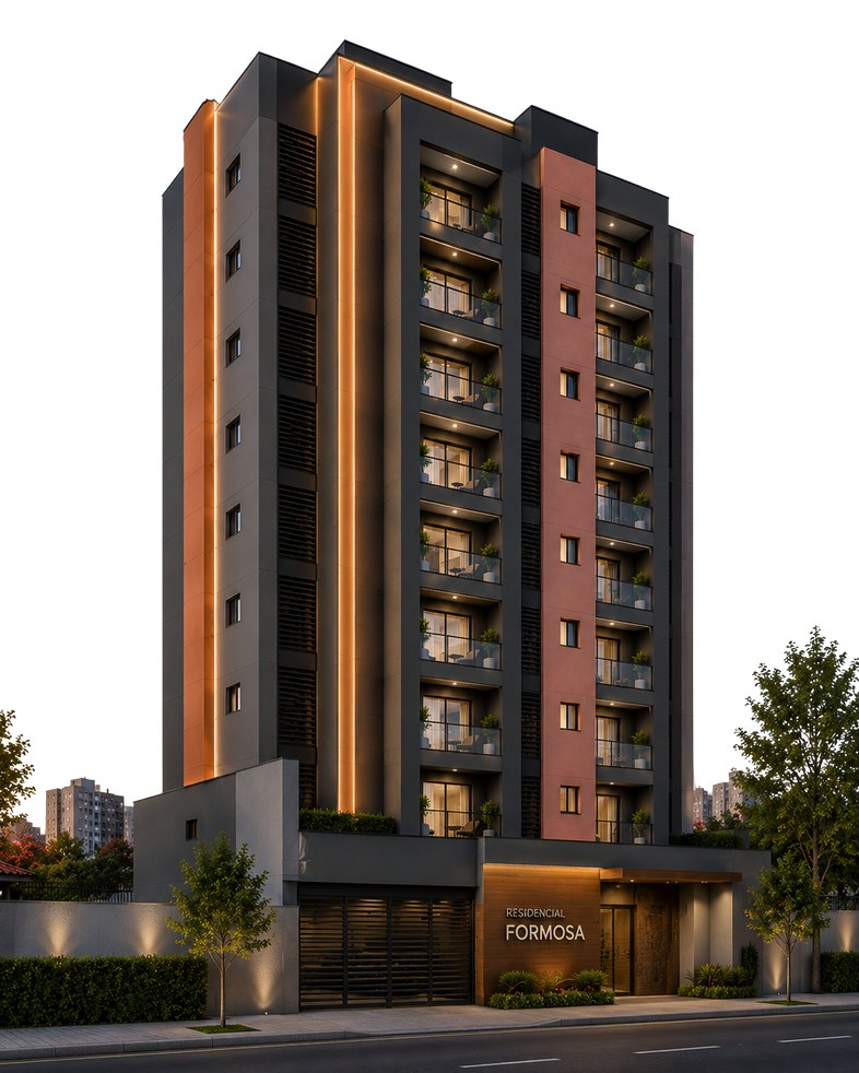 Perspectiva artística do Residencial Formosa